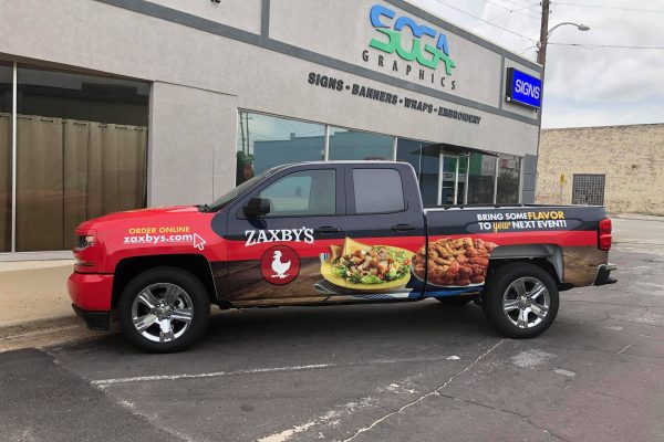 Zaxby's Vehicle Wrap